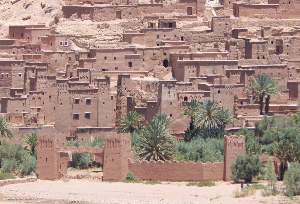 Vecas Marokas pilsētas mūri