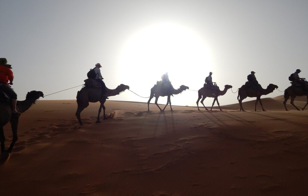 Ceļš pa Sahāru saulrietā